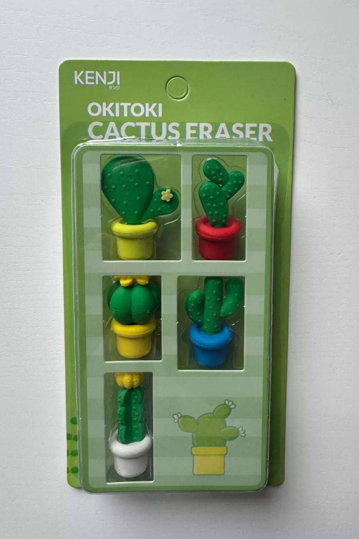 Kenji Okitoki Cactus Eraser Set