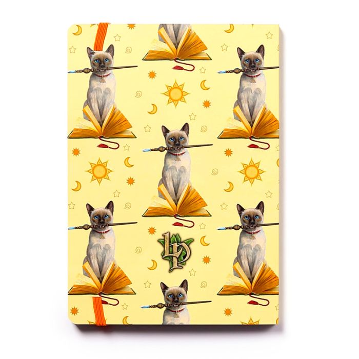 Lisa Parker Hocus Pocus Cat Recycled Paper A5 Notebook