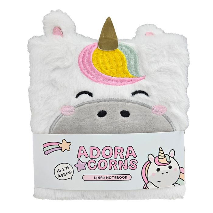 Adoracorns Unicorn Plush Fluffies Notebook