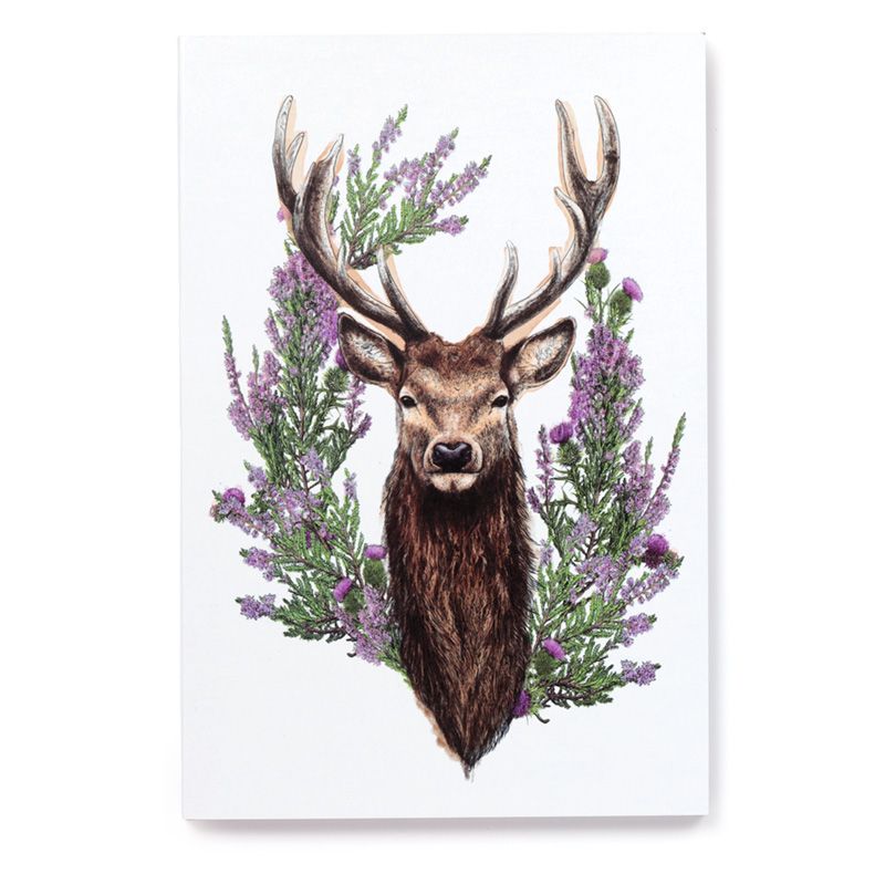 Wild Stag Recycled Paper A5 Notebook