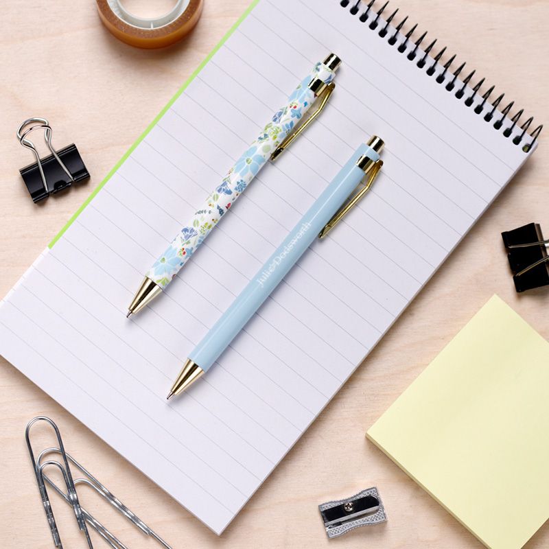 Julie Dodsworth Blue Lavender Garden Pen Twin Set