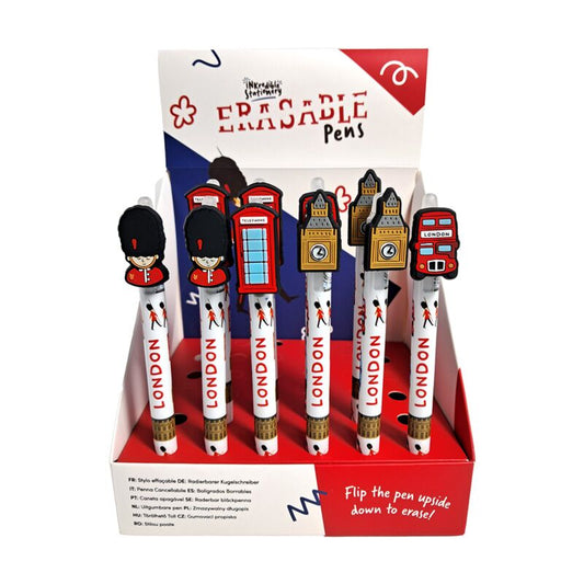Inkredible Erasable Pen with PVC London Souvenir Topper